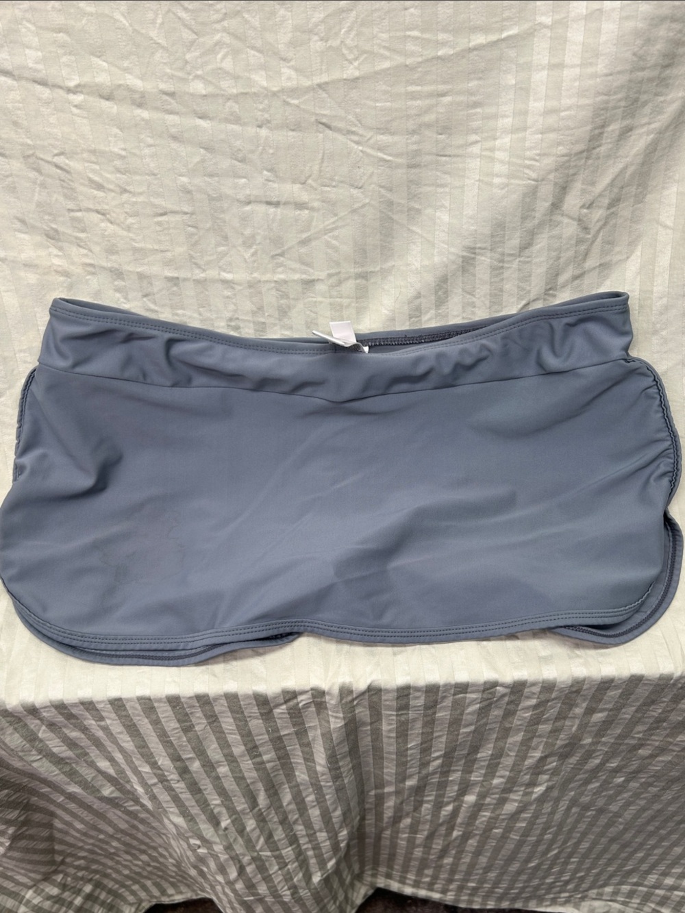 Gossip Athletic Shorts Skort in Dusty Blue